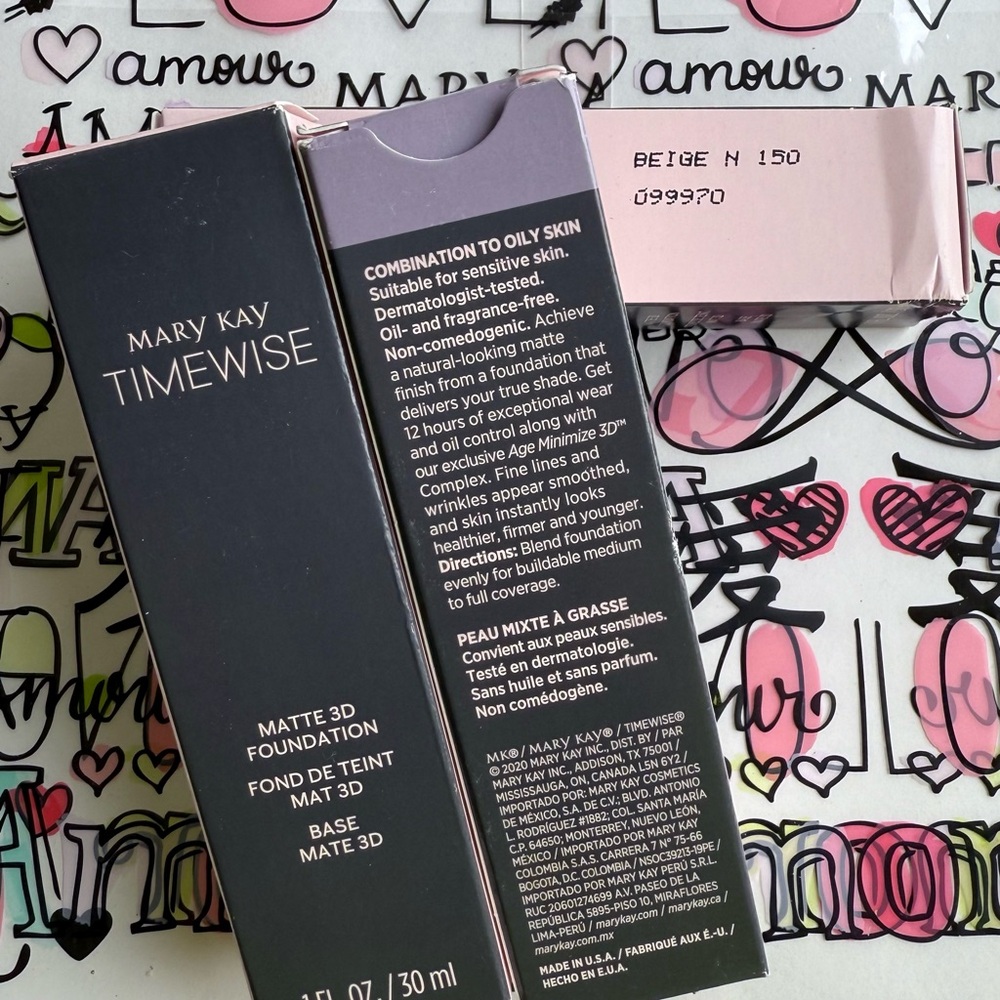 Mary Kay Timewise Matte 3D Foundation - Beige N 150